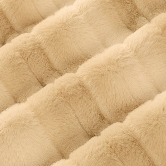 Tissu Luxe Cuddle Vienna Latte 58" par yard