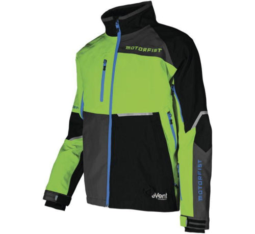 Motorfist Rekon X Jacket - Green/Blue - 2XL