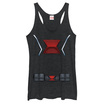 Junior's Marvel Black Widow Graphic Racerback Tank Top