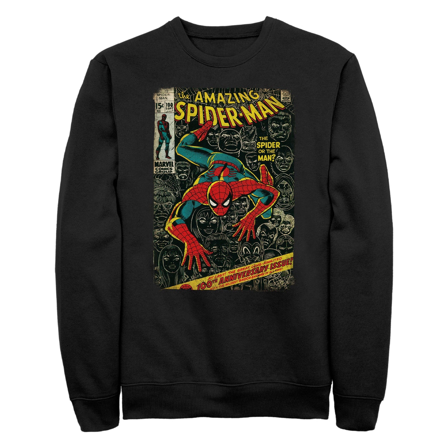 Sudadera FrontCover Spidey para Hombre de Marvel
