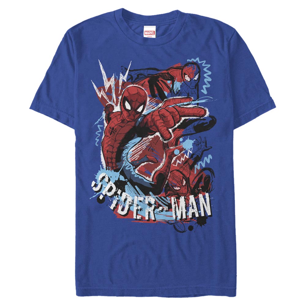 Men's Marvel Spider-Man Cartoon Graphic T-Shirt