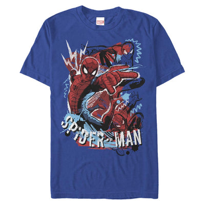 Men's Marvel Spider-Man Cartoon Graphic T-Shirt
