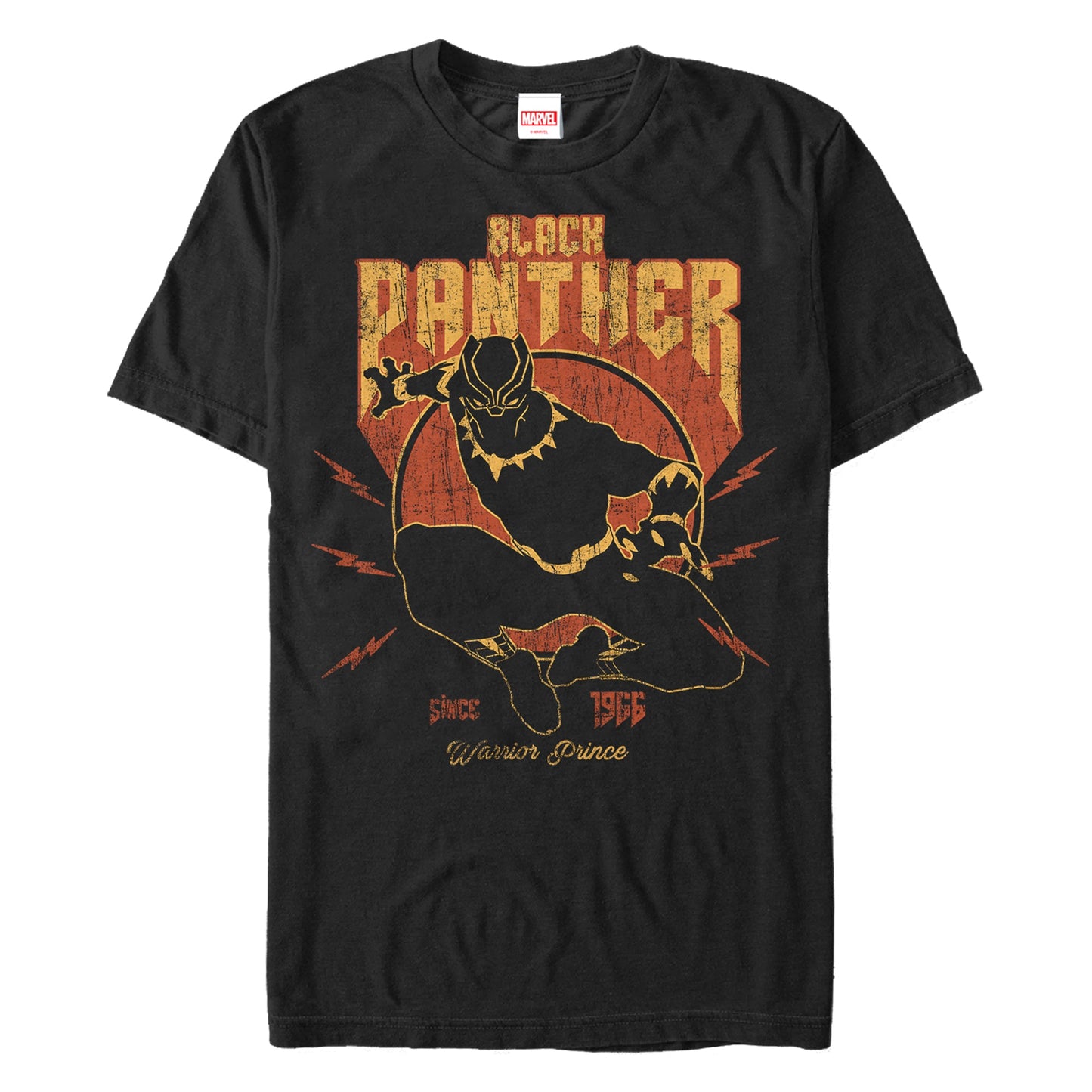 Camiseta Lightning de Black Panther para Hombre de Marvel