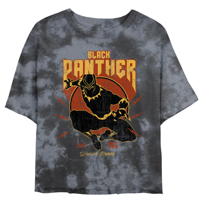 Junior's Marvel Black Panther Tie-Dye T-Shirt