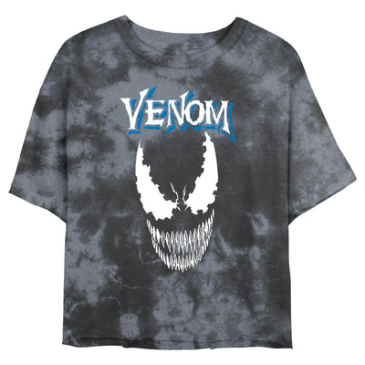 T-shirt à teinture en spirale Venom Crest de Marvel pour junior