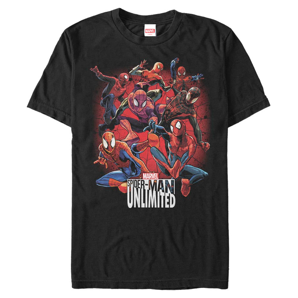 T-shirt versions illimitées de Spider-Man pour hommes de Marvel