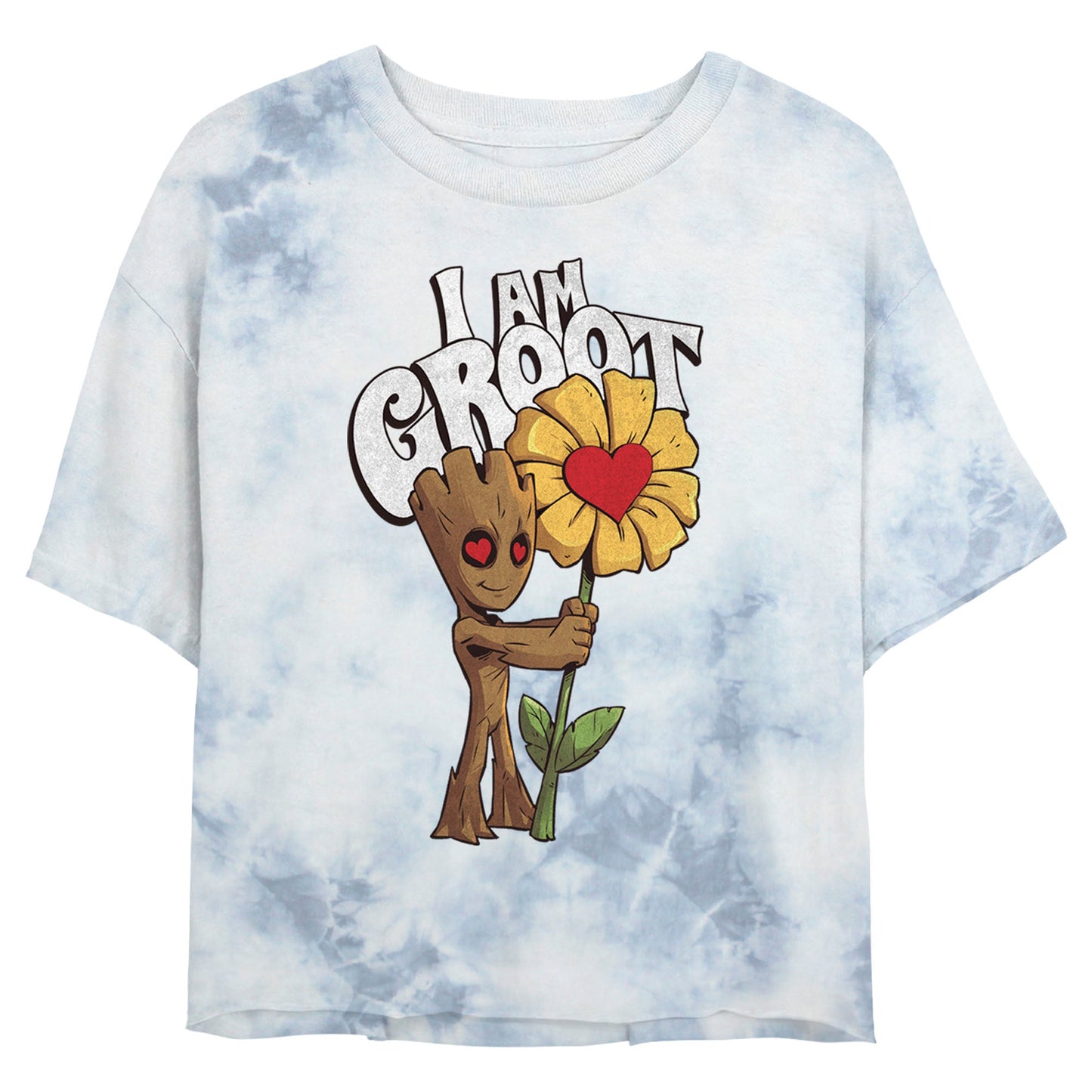 Camiseta Tie-Dye con Corazón de Groot de Marvel para Jóvenes