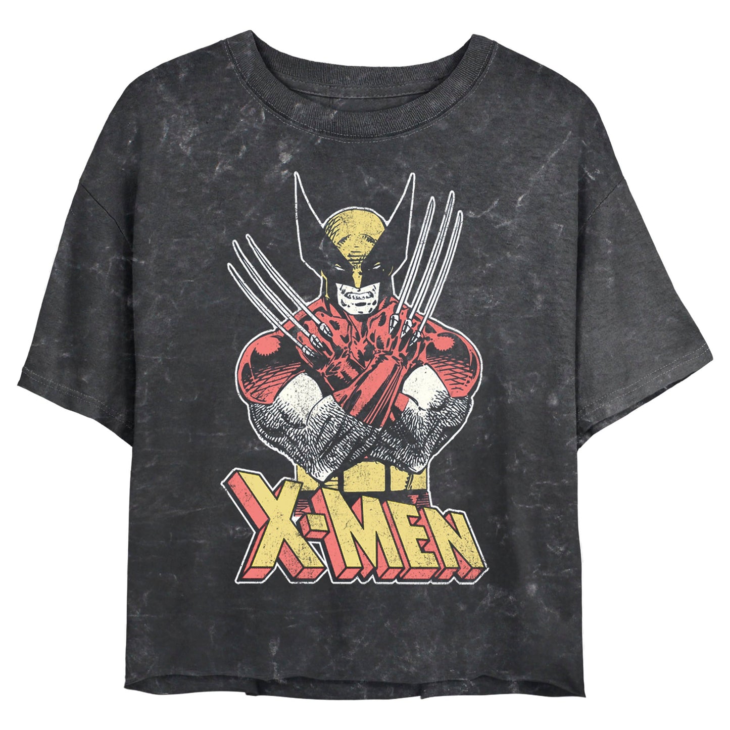 Camiseta Crop de Lavado Mineral Vintage de Wolverine para Jóvenes