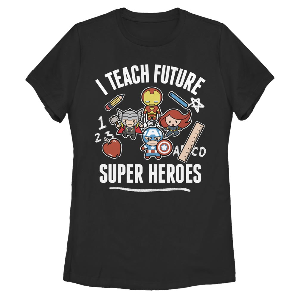 Camiseta de Mujer Marvel Enseña a Futuros Superhéroes