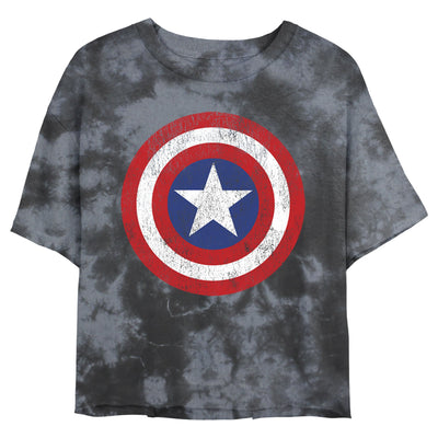 T-shirt tie-dye bombard de bouclier usé Marvel pour junior