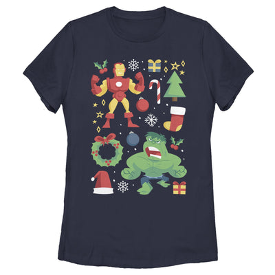 T-shirt de Noël Marvel pour femmes