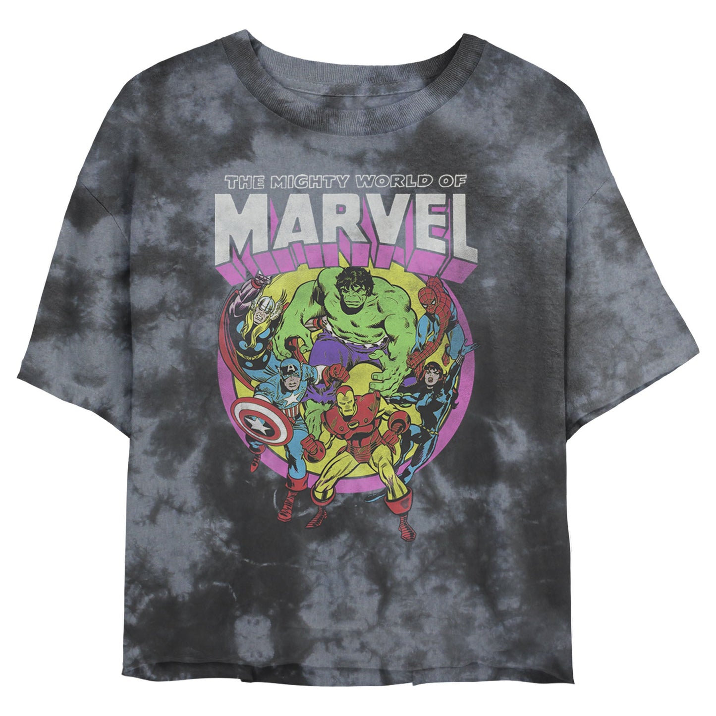 Camiseta Tie-Dye Neon de Marvel para Jóvenes