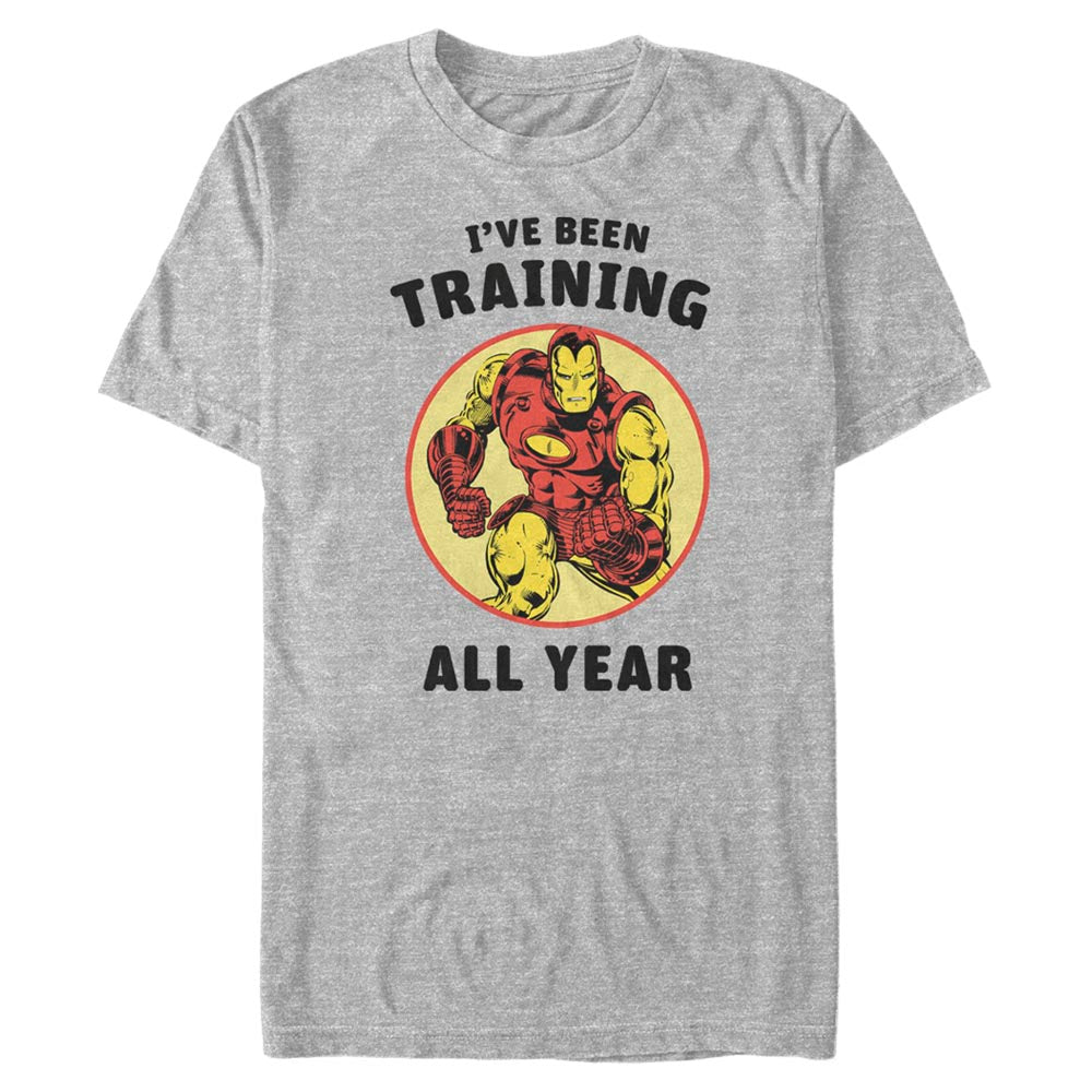 Camiseta de Entrenamiento del Año de Iron Man para Hombre de Marvel