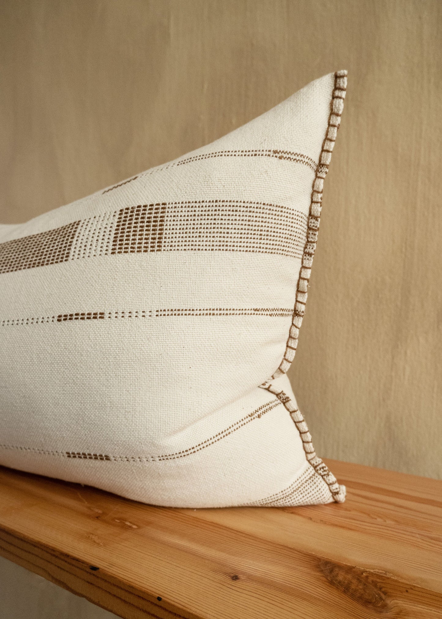 Coussin Lombaire Oversized en Coton Fulcrum Patina