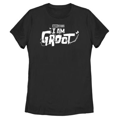 T-shirt Femme Marvel Groot Logo Blanc