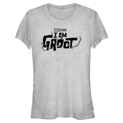 T-shirt Junior Marvel Groot Logo Noir