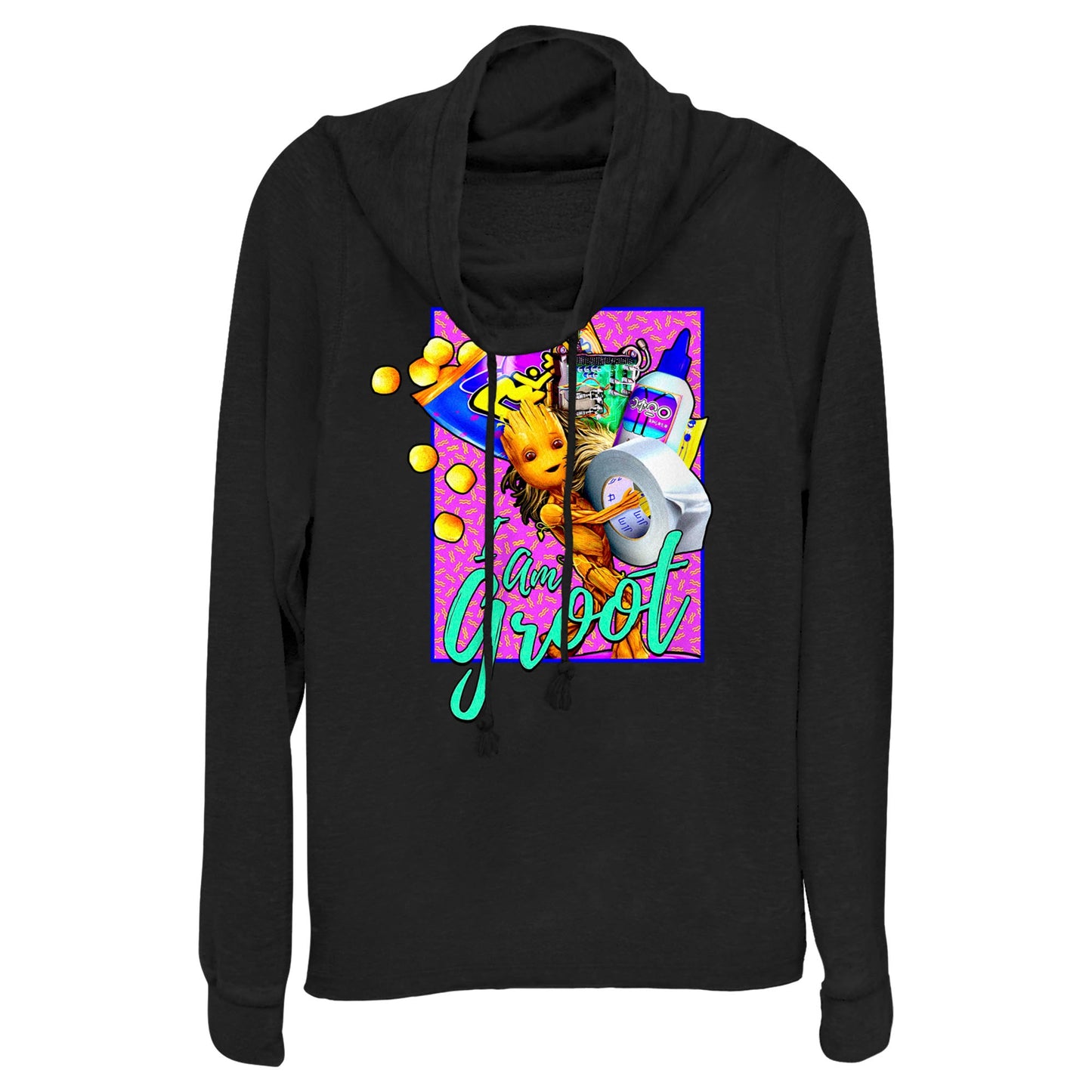 Sudadera con cuello de cowl Rad Groot de Marvel para jóvenes