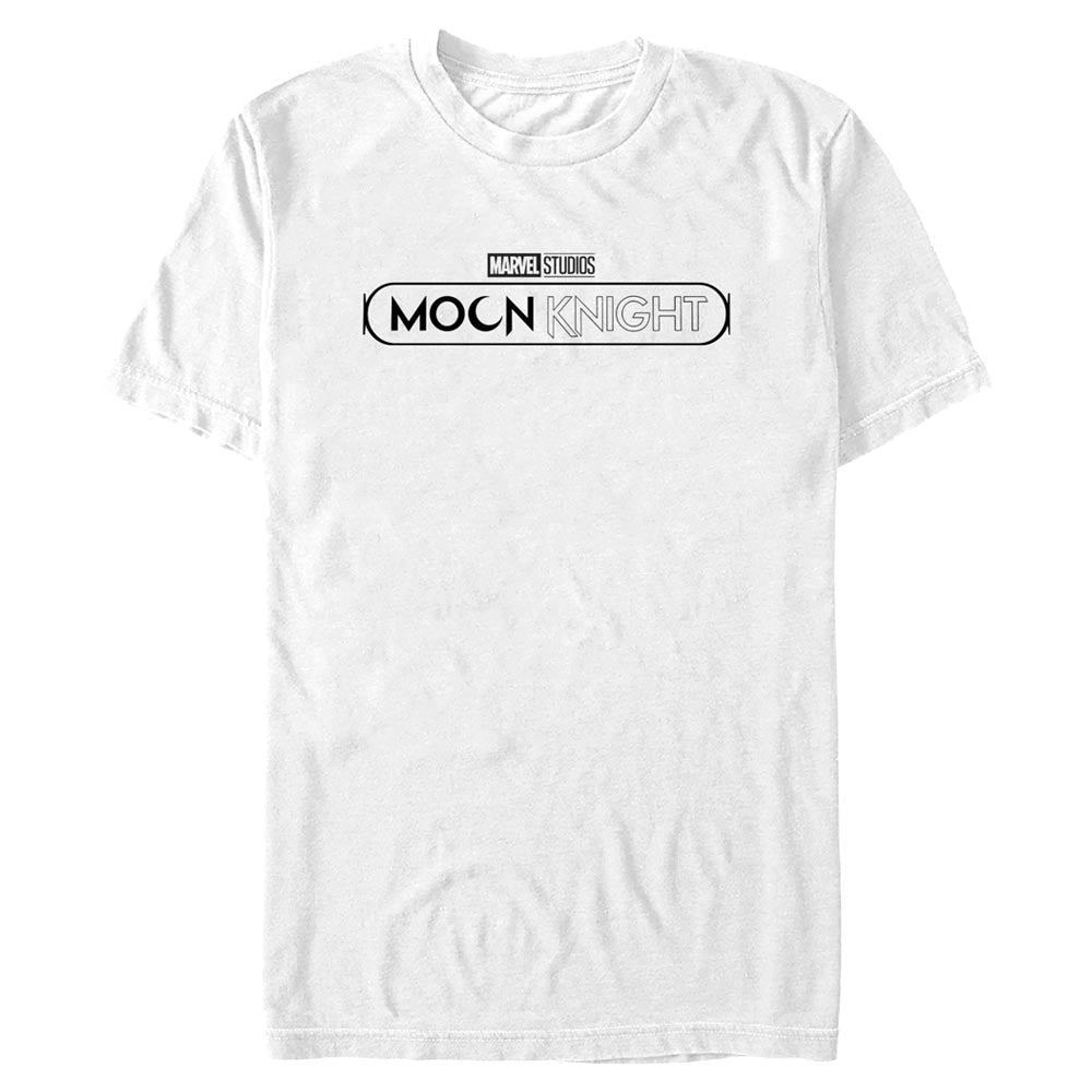 T-shirt Noir avec Logo de Moon Knight pour Homme