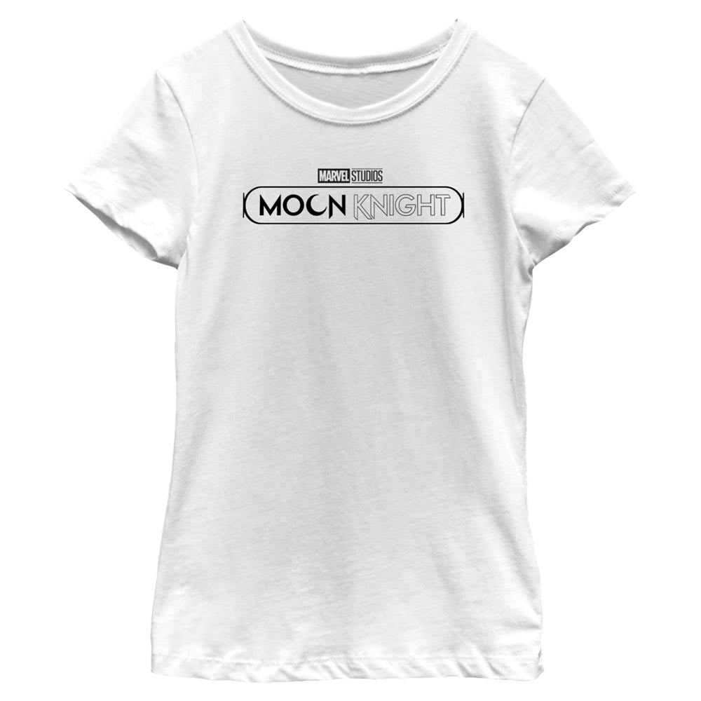 T-shirt noir avec logo Marvel Moon Knight pour fille