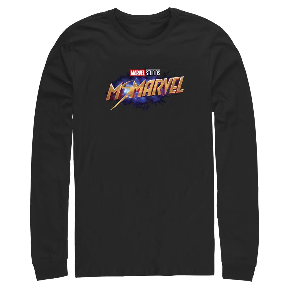 T-shirt à manches longues Marvel Ms Logo pour homme