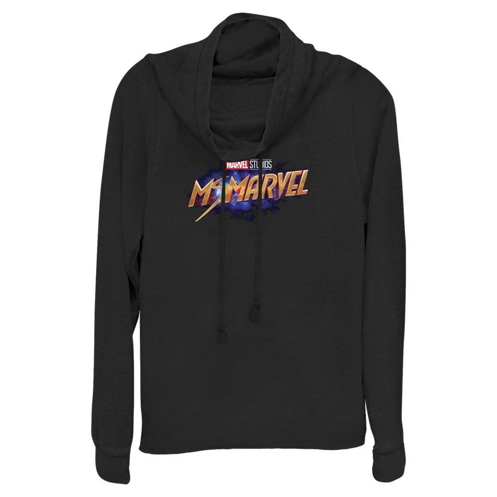 Sudadera con cuello de cowl de logo de Marvel para jóvenes