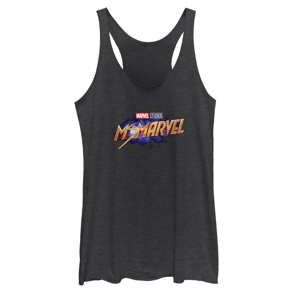 Junior's Marvel Ms. Logo Tank Top