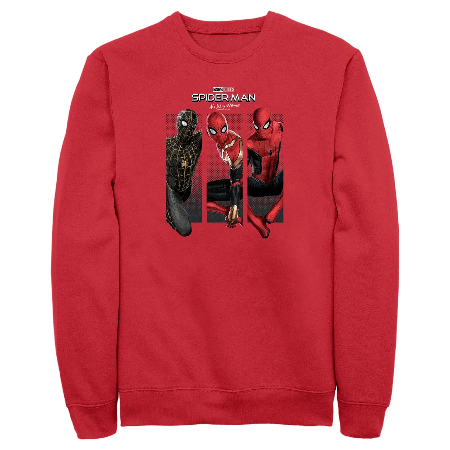 Sudadera de tres paneles de Marvel para hombres Spidey