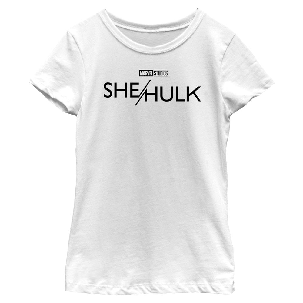 Camiseta de Logo Negro de She Hulk de Marvel para Niñas