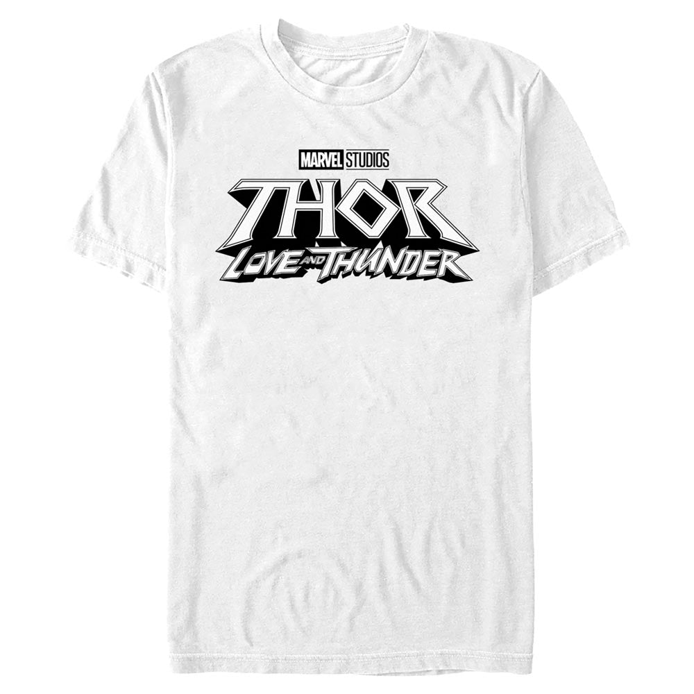 Camiseta de Logo Blanca de Marvel para Hombre