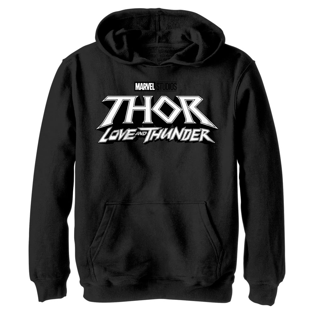 Sudadera ligera con logo blanco de Marvel para niño