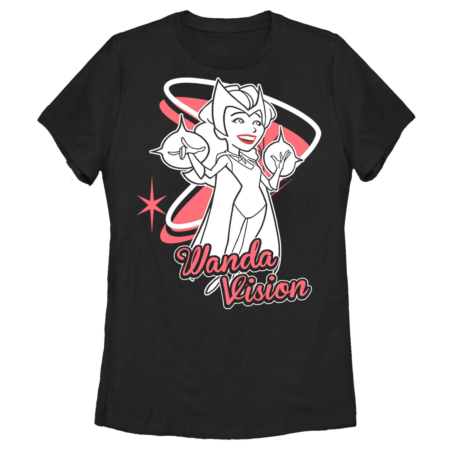 Women's Marvel WandaVision Retro Cartoon T-Shirt