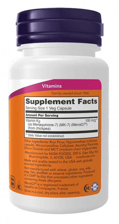 MK-7 Vitamin K2 - 100mcg for Optimal Health - Korvel