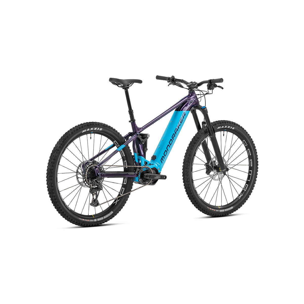 Mondraker Dusk R SE Bicicleta de Montaña Eléctrica - Púrpura Profundo/Azul Claro