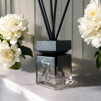 Enchanting Moonlight Garden Crystal-Infused Reed Diffuser, 3oz