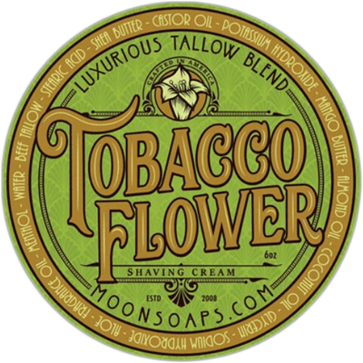 Crème à raser Tobacco Flower de Moon Soaps 6 Oz