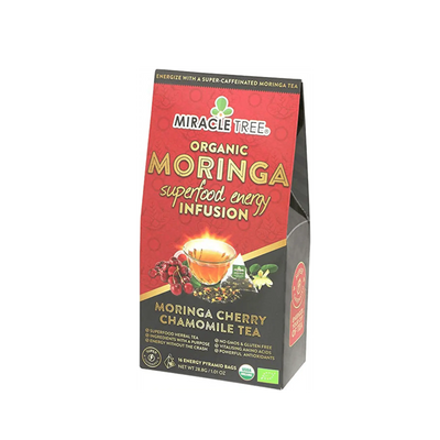 Moringa Energy Tea - Cherry Chamomile Blend