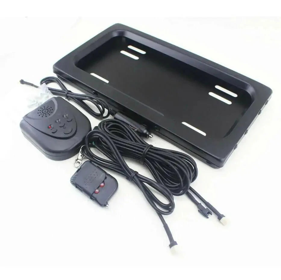Support de plaque d'immatriculation électrique - Accessoire moderne pour véhicule