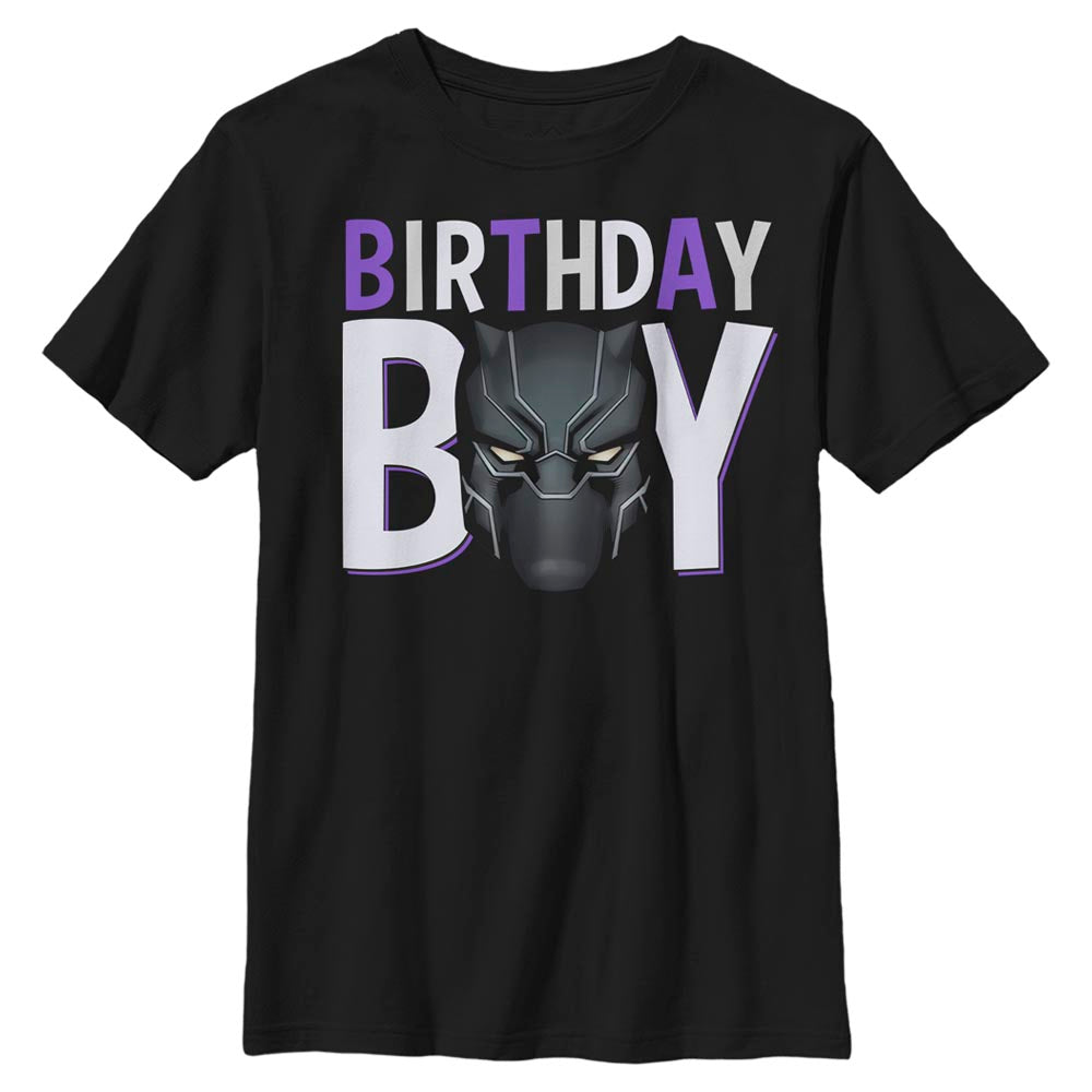 Boy's Marvel Panther Birthday T-Shirt