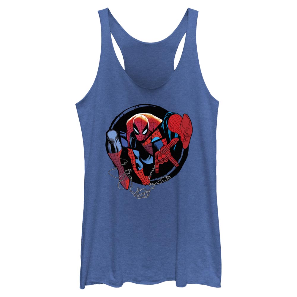 Camiseta sin mangas gráfica de círculo de Spider-Man para jóvenes