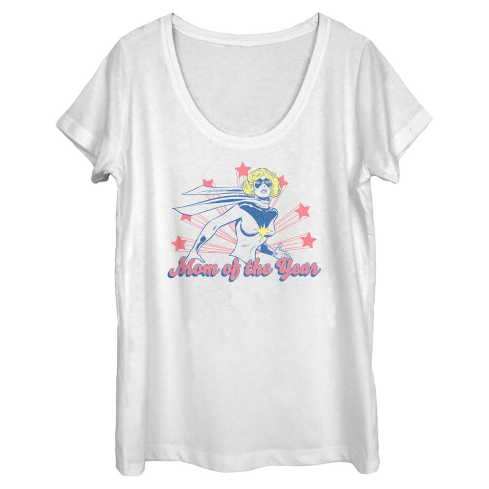 Camiseta de Cuello Redondo para Mujer Marvel Mamá del Año