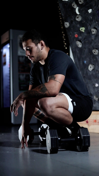 Men's V1 Performance Athletic Shorts - Jet Black - Korvel