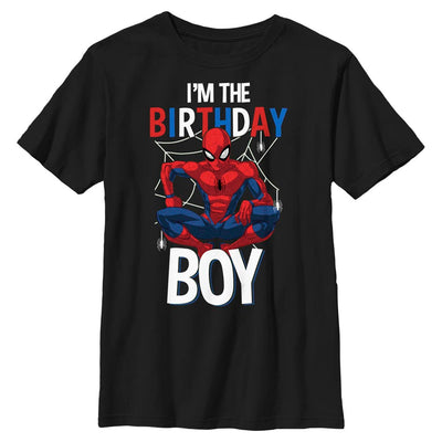 T-shirt Garçon Marvel Je suis le Garçon d'Anniversaire