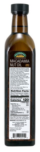 Ellyndale® Macadamia Nut Oil – Cold Pressed, Premium Culinary Oil