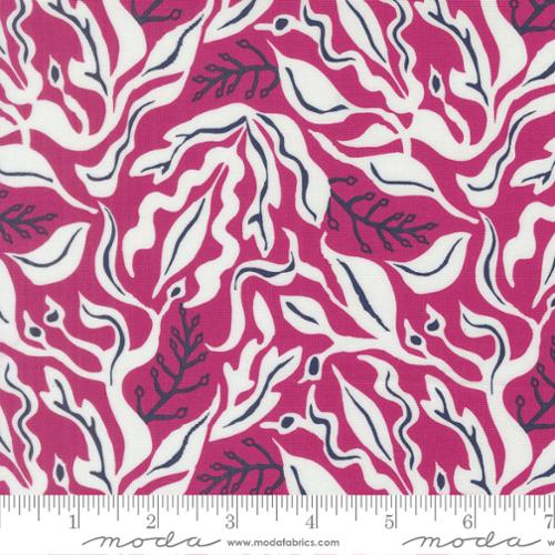 Tela de Algodón Magenta Bajo el Mar Reef - 44"/45" por Yarda