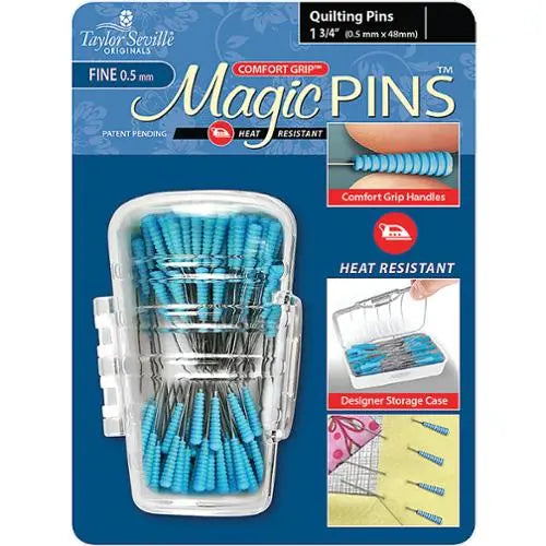 Magic Pins Quilting Fine - 50 Count by Taylor Seville