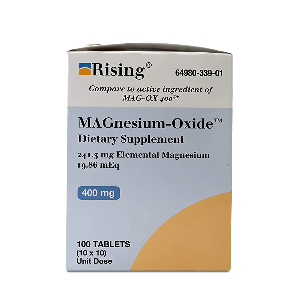 Oxyde de Magnésium Premium 400MG - 100 Comprimés