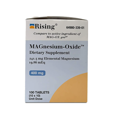 Premium Magnesium Oxide 400MG - 100 Tablets