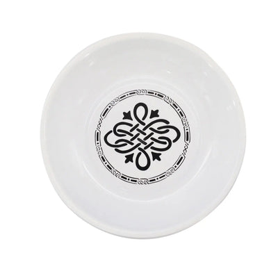 Plato Magnético para Alfileres en Blanco y Negro