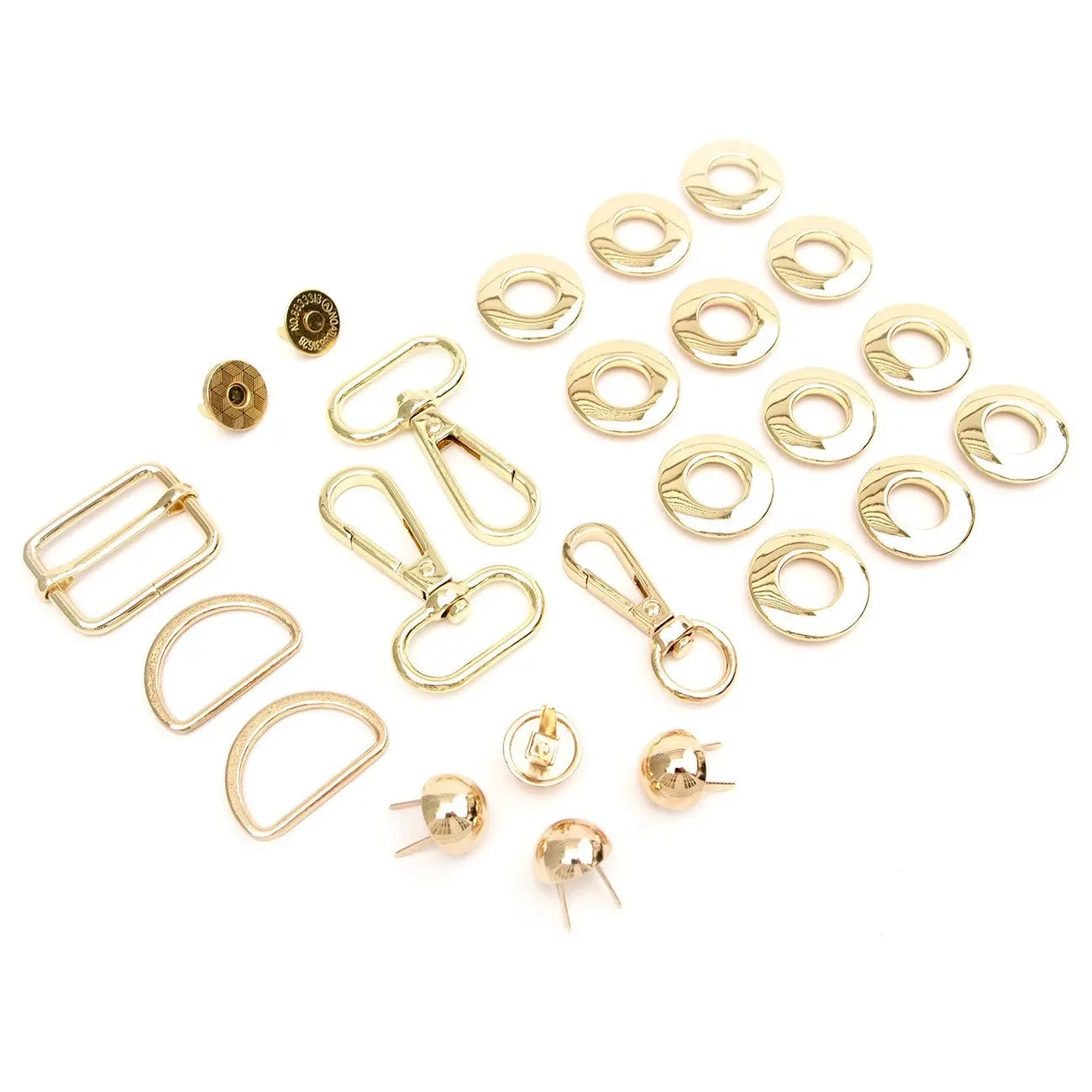 Magnolia Drawstring Bucket Bag Hardware Kit - Gold