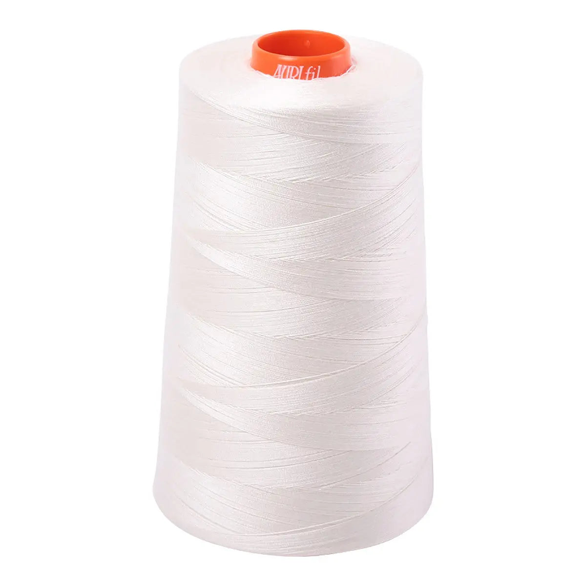 Fil à broder en coton Mako solide 50wt 6452yds Craie
